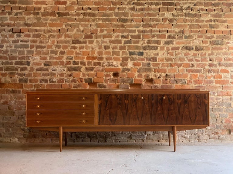Robert Heritage Rosewood and Teak Hamilton Sideboard Credenza by Archie Shine For Sale at 1stdibs