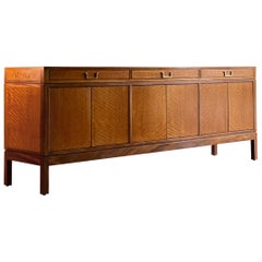 Robert Heritage Walnut and Teak Credenza by Archie Shine, circa 1960