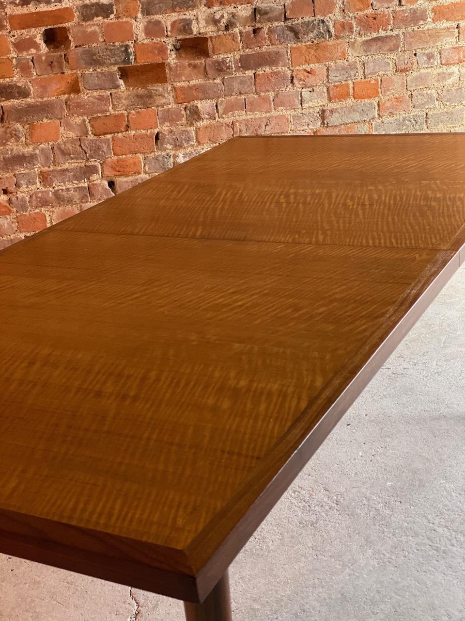 Mid-Century Modern Robert Heritage Walnut and Teak Dining Table for Archie Shine, circa 1960