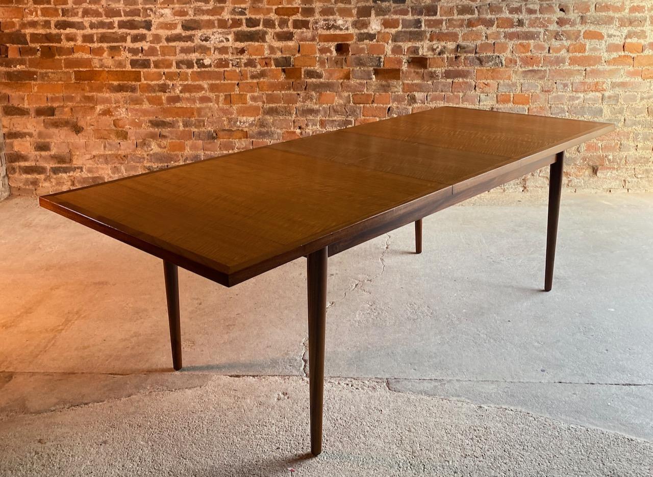 Robert Heritage Walnut and Teak Dining Table for Archie Shine, circa 1960 1