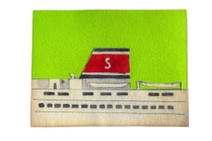 Set di tre dipinti nautici di A. Hermann