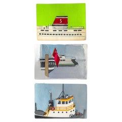 Robert Hermann Set of Three Nautical Paintings