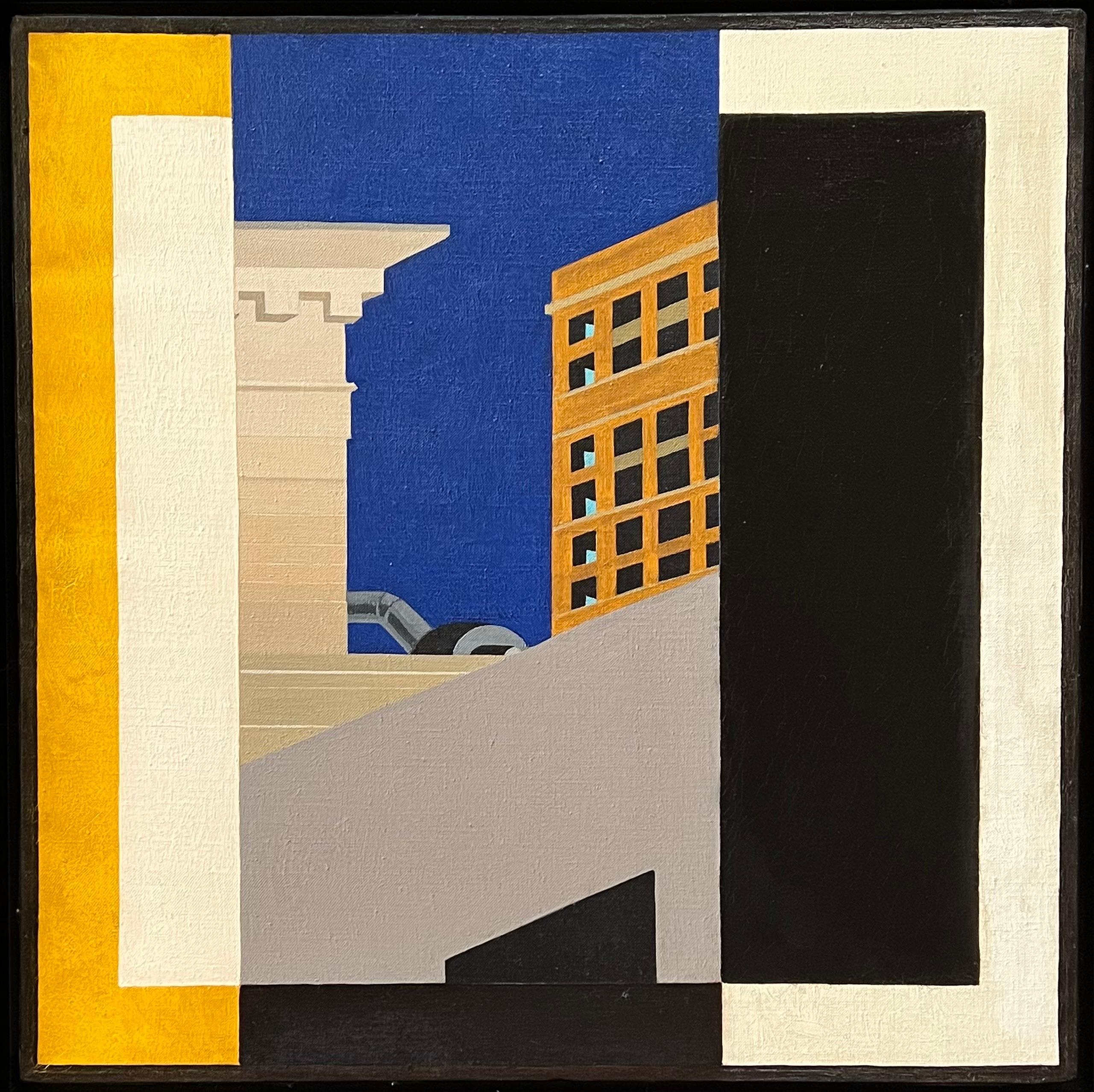 Landscape Painting di Robert Herrmann - Vista dalla Sala di lettura principale, New York