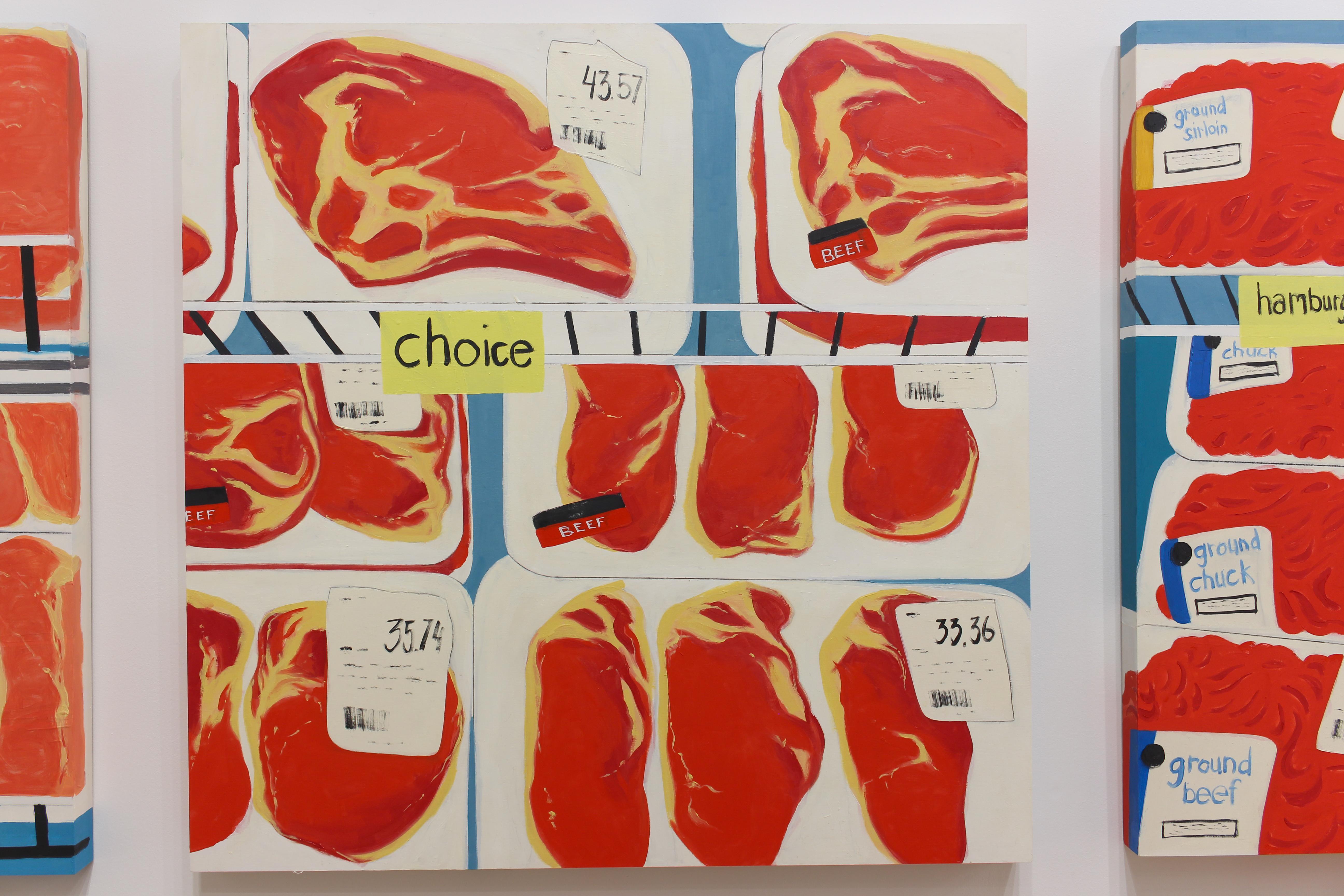 'Choice' still life - grocery store - supermarket - food painting - Pop Art - Painting by Robert Hightower