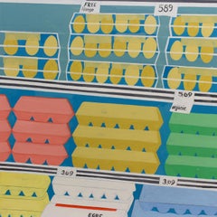 'Eggs' still life - grocery store - supermarket - food painting - Pop Art