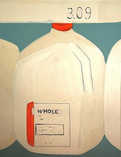 'Whole' - still life - grocery store - supermarket - milk - food painting