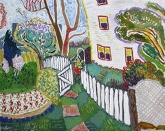 Backyard, Hanson, Original Painting