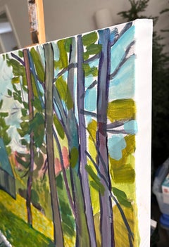 Barn in Spring, Original Painting