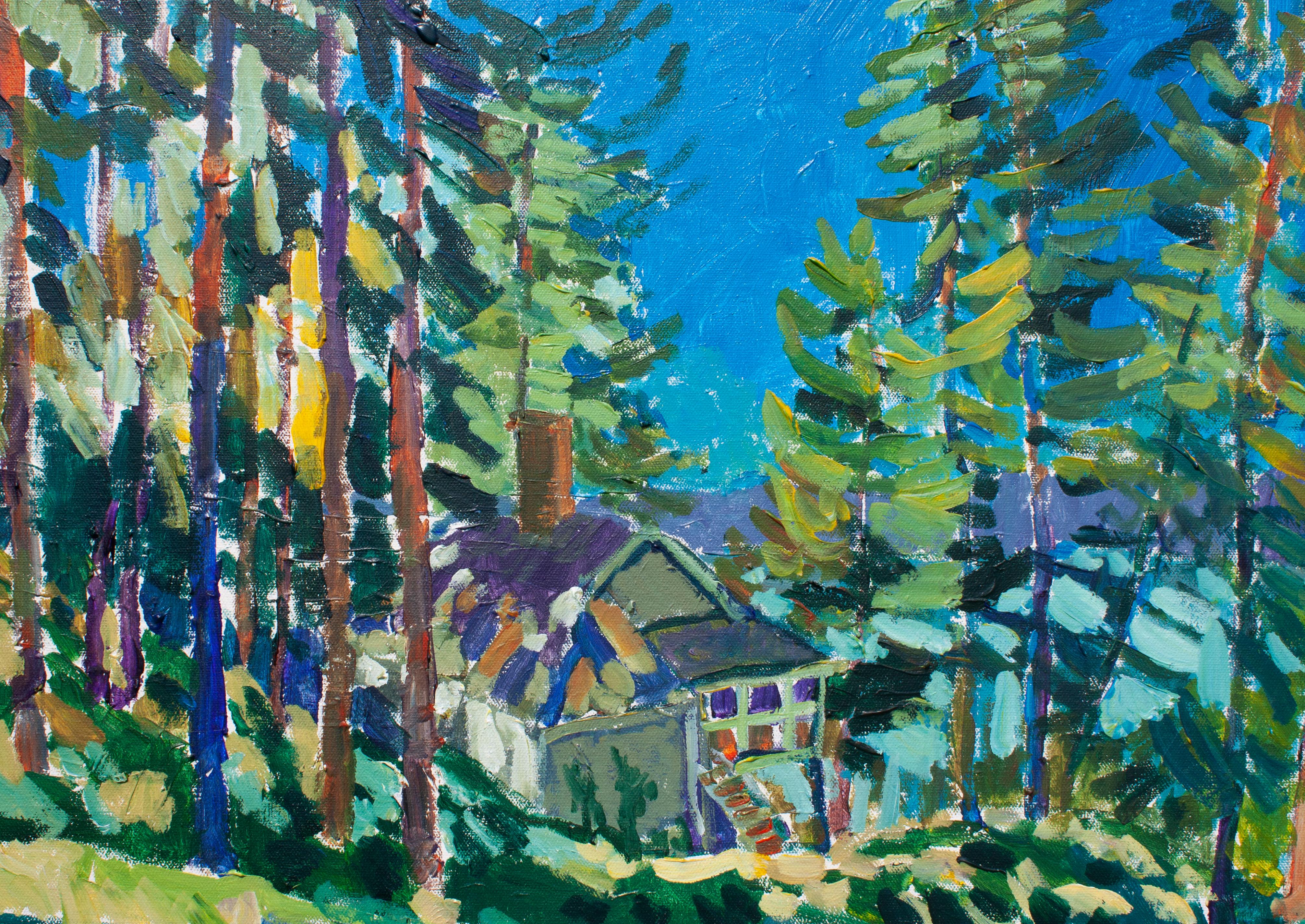 Blue Hill, Original Painting 1