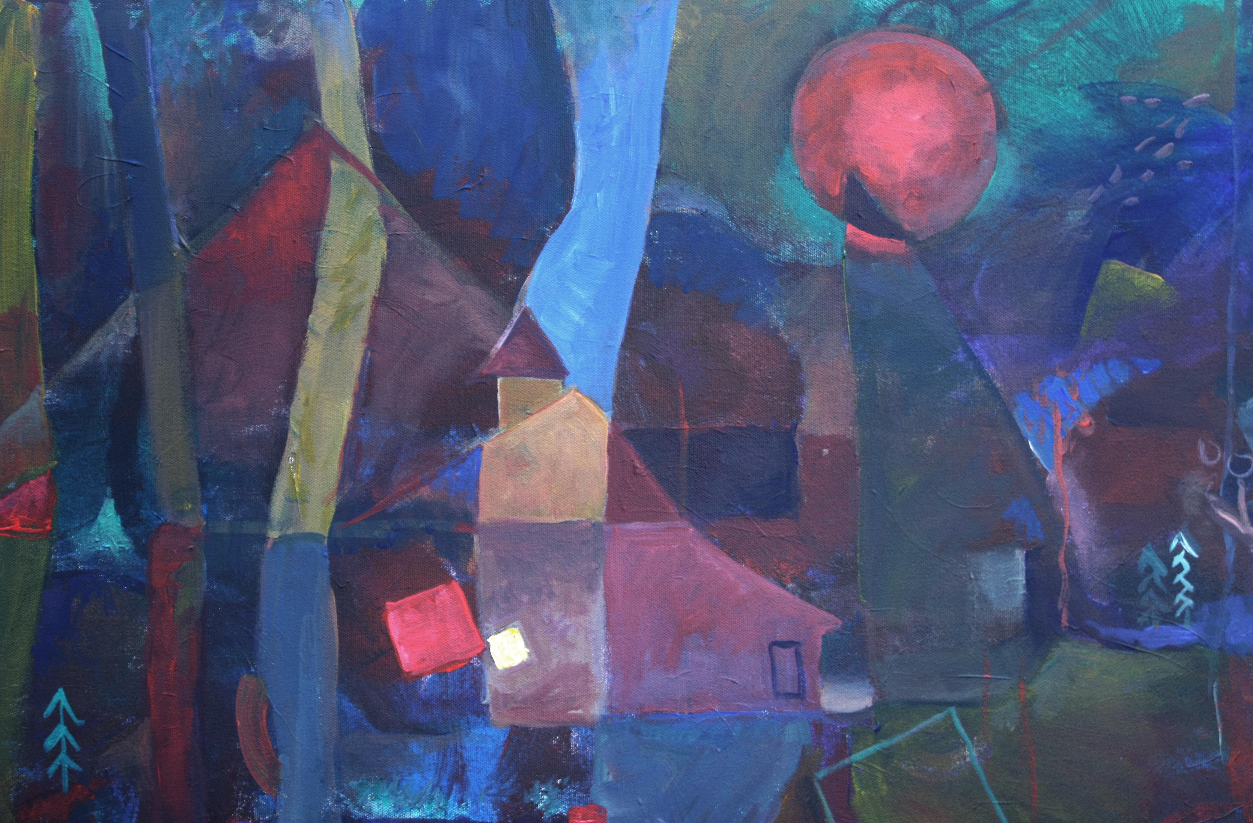 Four in the Morning, Original Painting For Sale 1