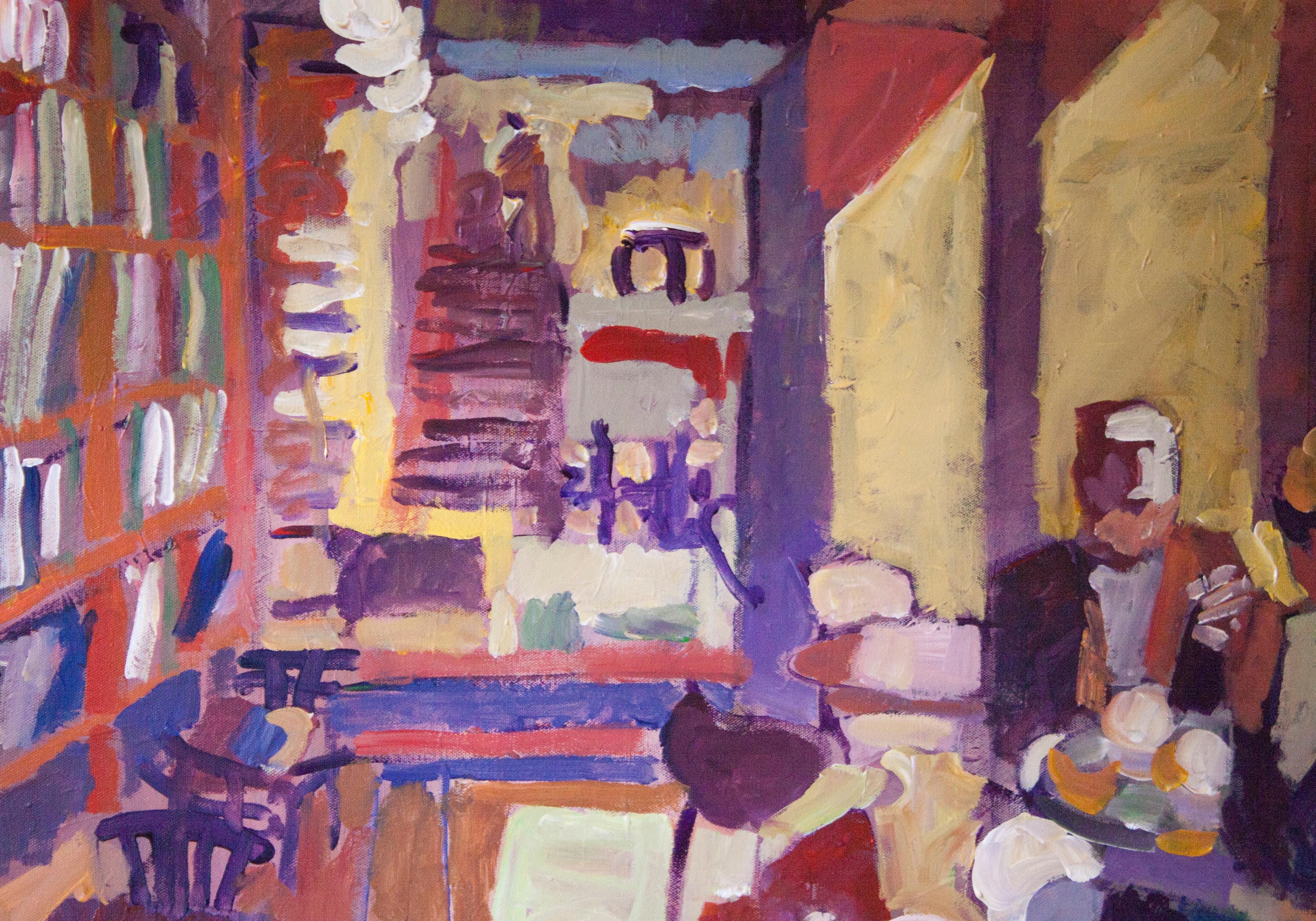 Interior Study - Abstract Expressionist Painting by Robert Hofherr