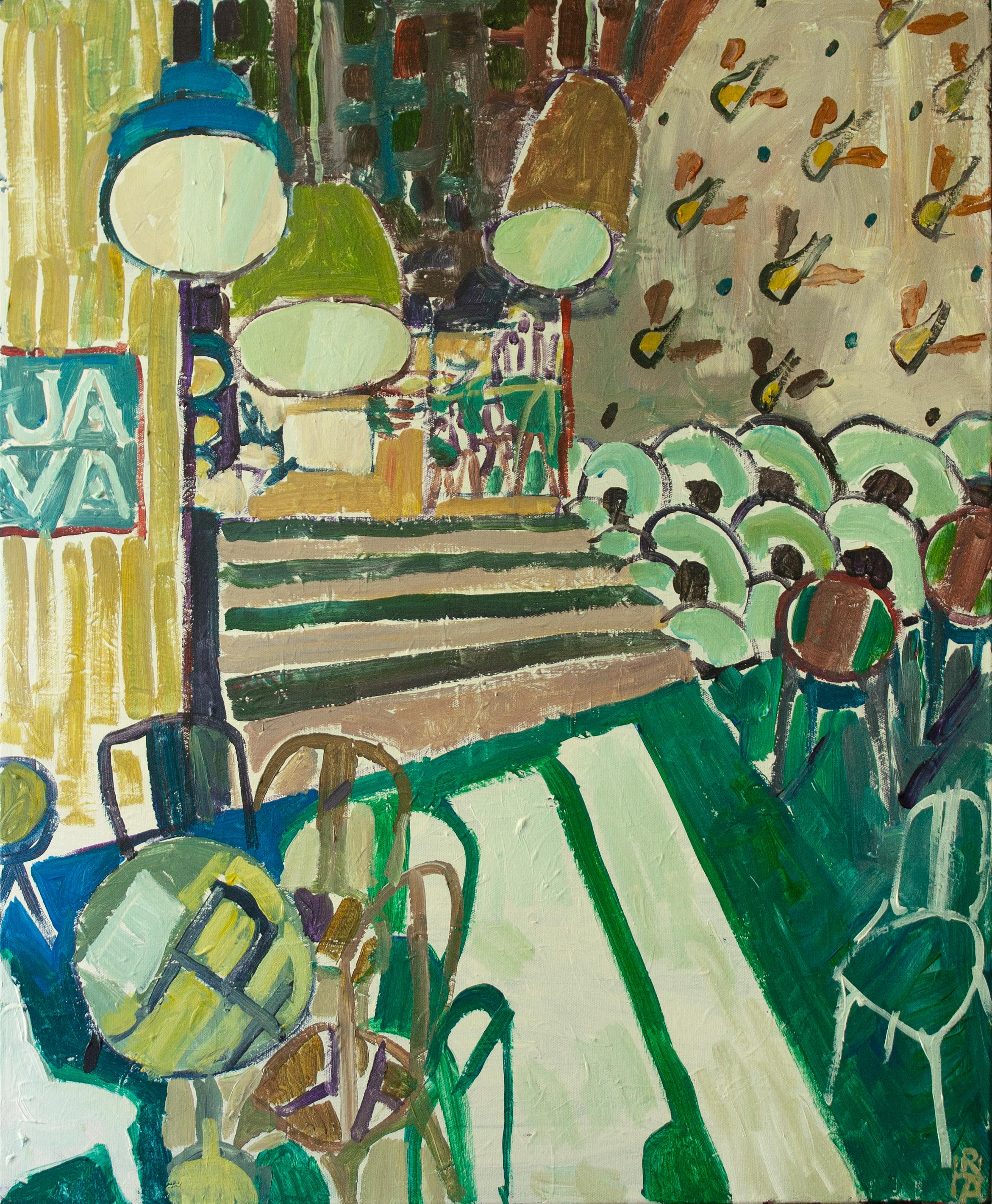 Java, Original Painting - Art by Robert Hofherr