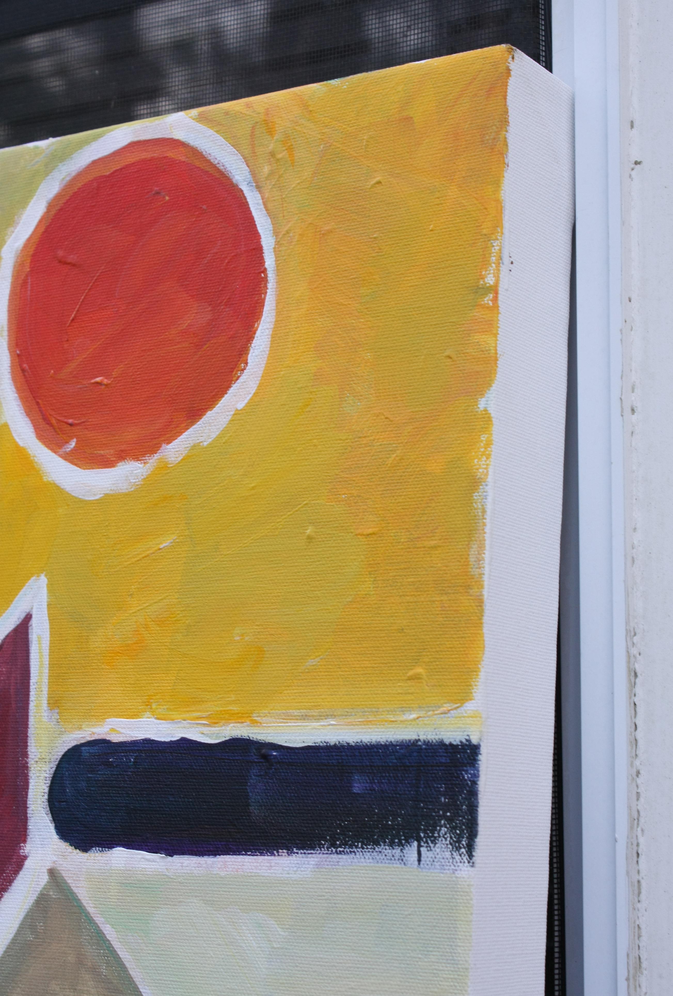 Regno, Pittura astratta - Painting di Robert Hofherr