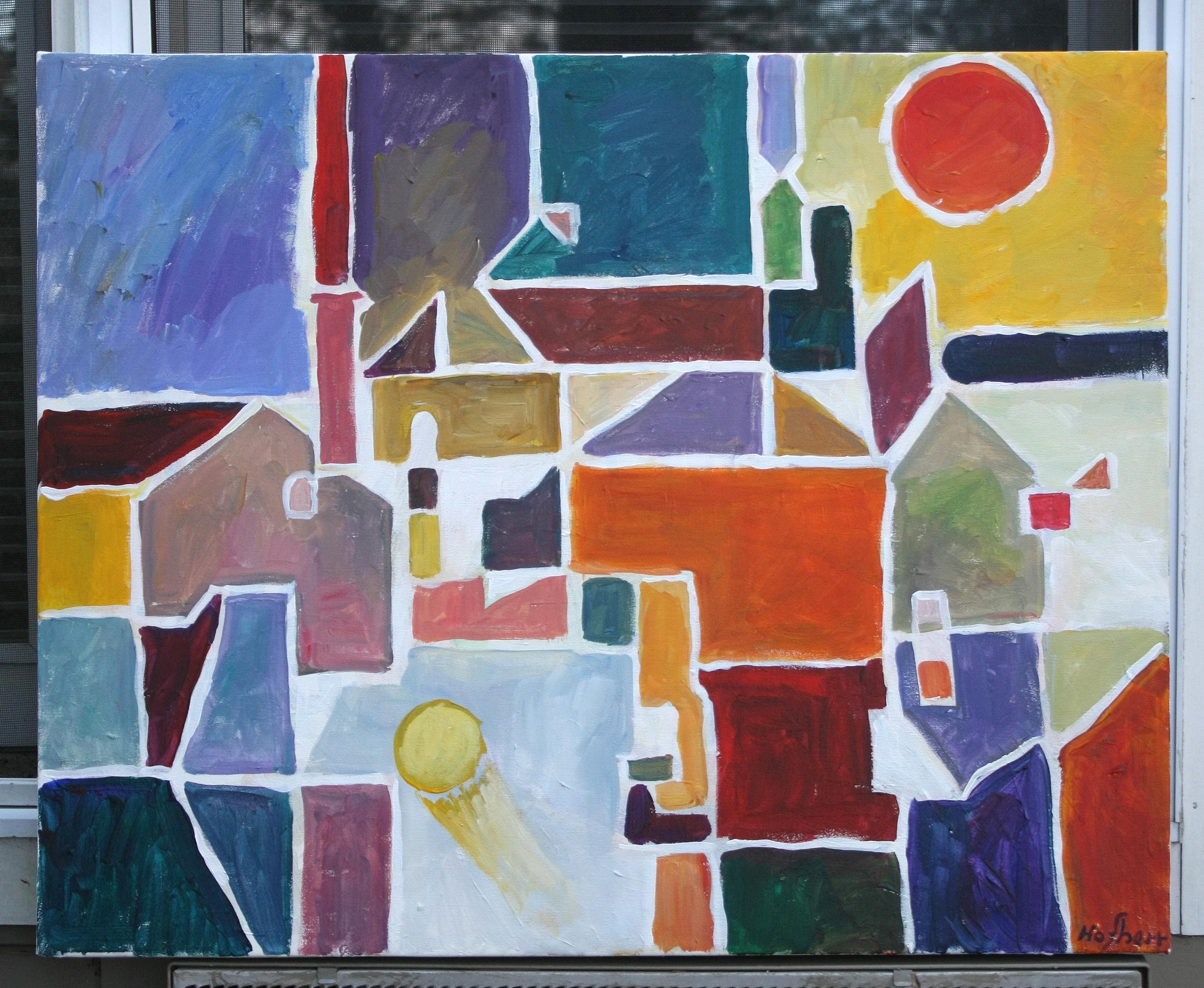Regno, Pittura astratta - Painting Astratto di Robert Hofherr