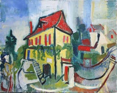 Mansion in the Country, Original Painting