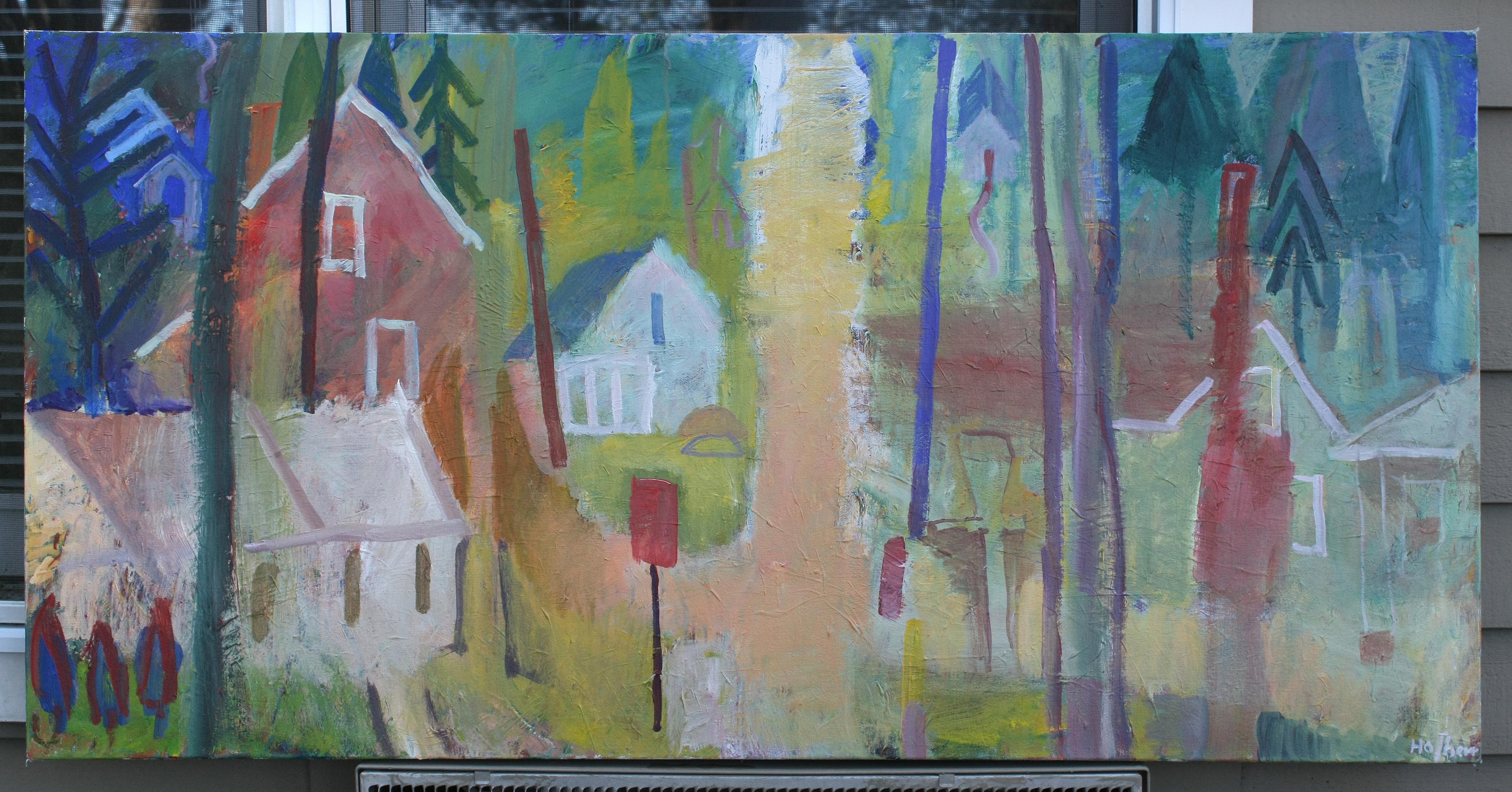 Marshfield Hills, Pittura originale - Painting Espressionista di Robert Hofherr