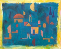 Azul malhumorado, Pintura original
