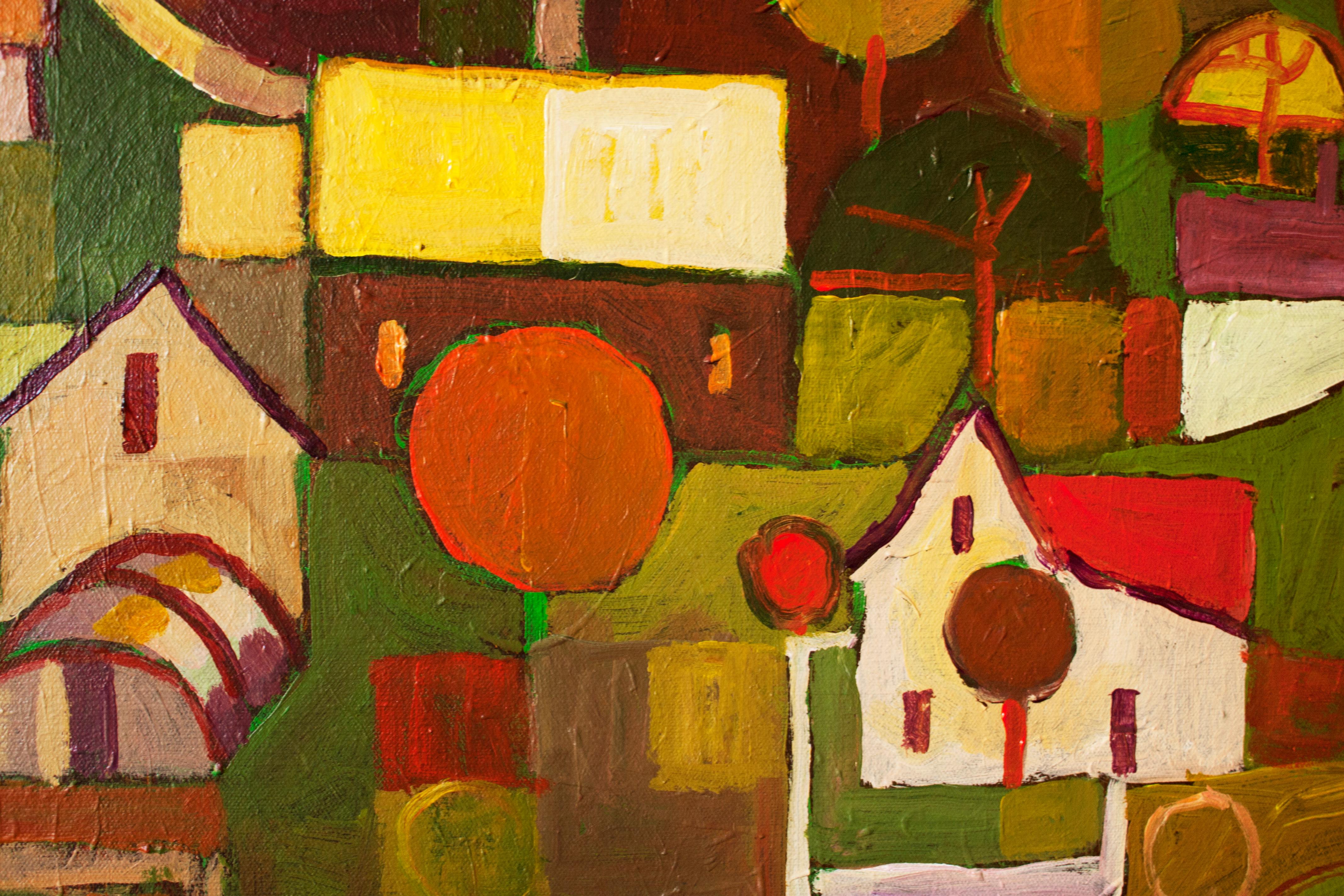 Northern Farmstead, Original Painting 1