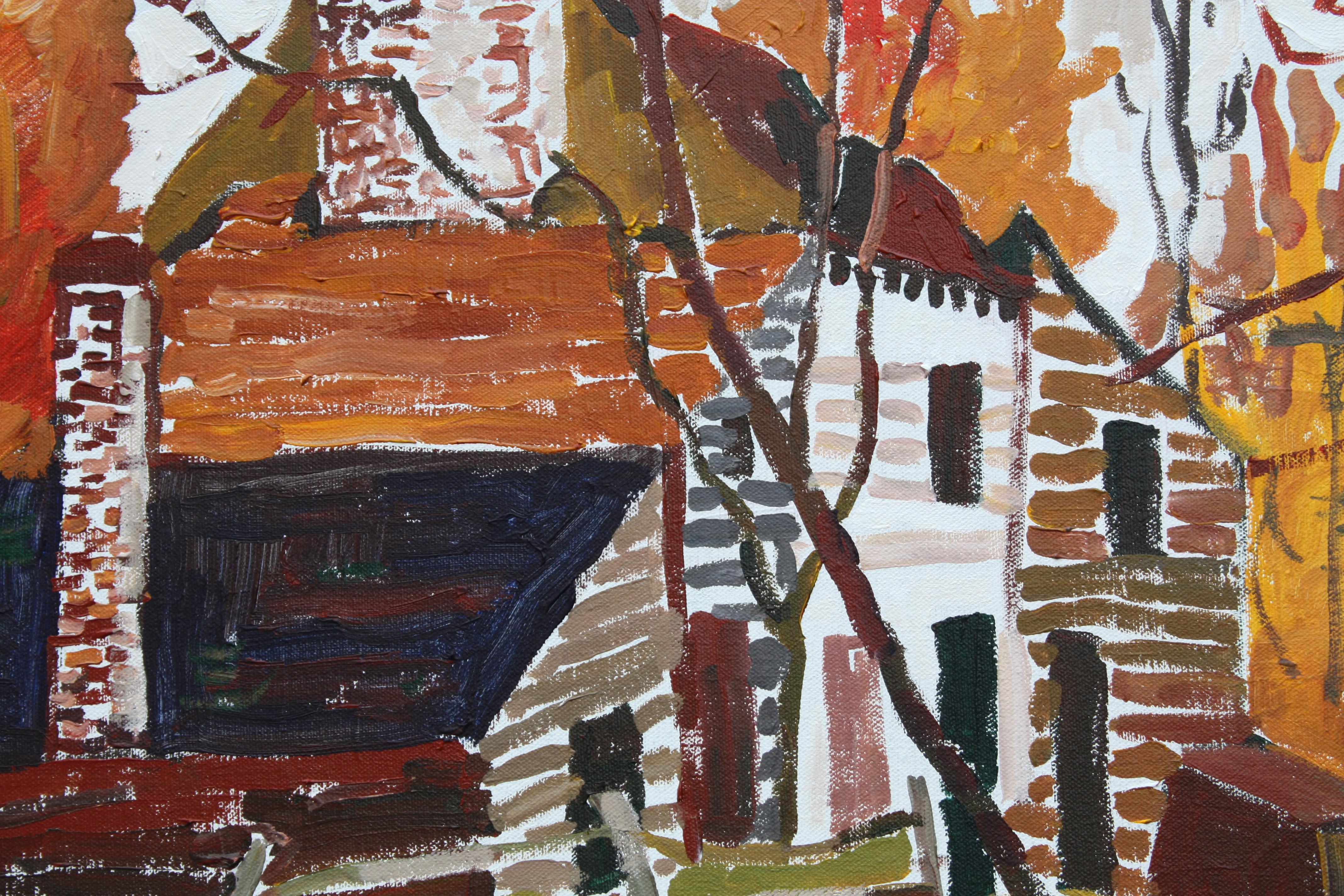 Old Tavern, Originalgemälde (Braun), Interior Painting, von Robert Hofherr