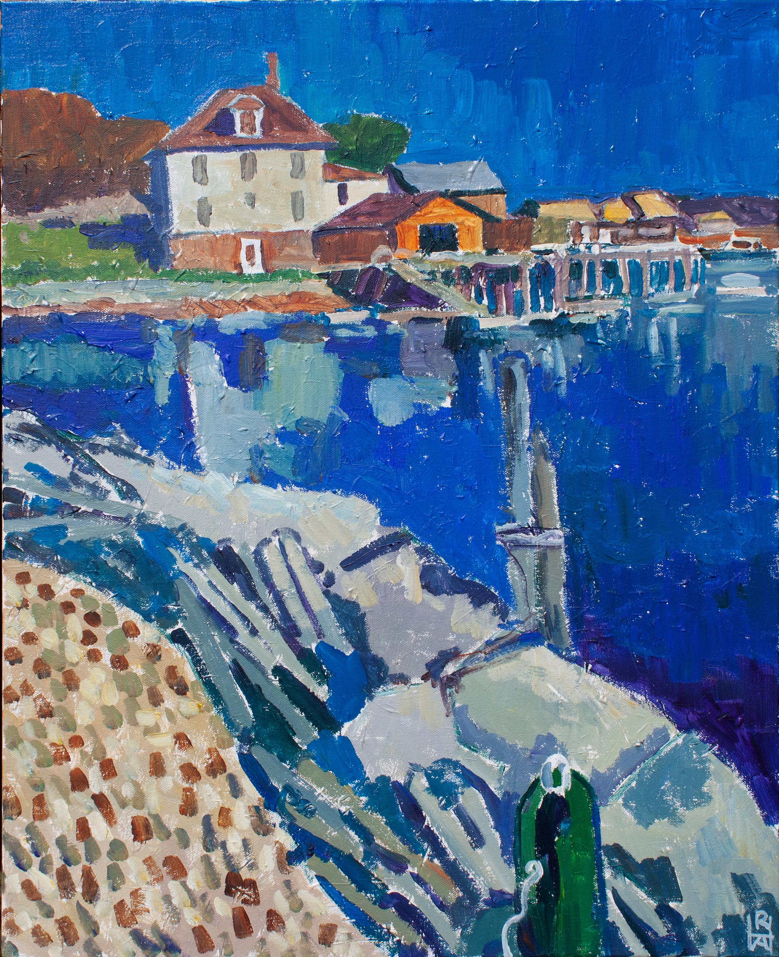 Robert Hofherr Interior Painting - Stonington, Original Painting