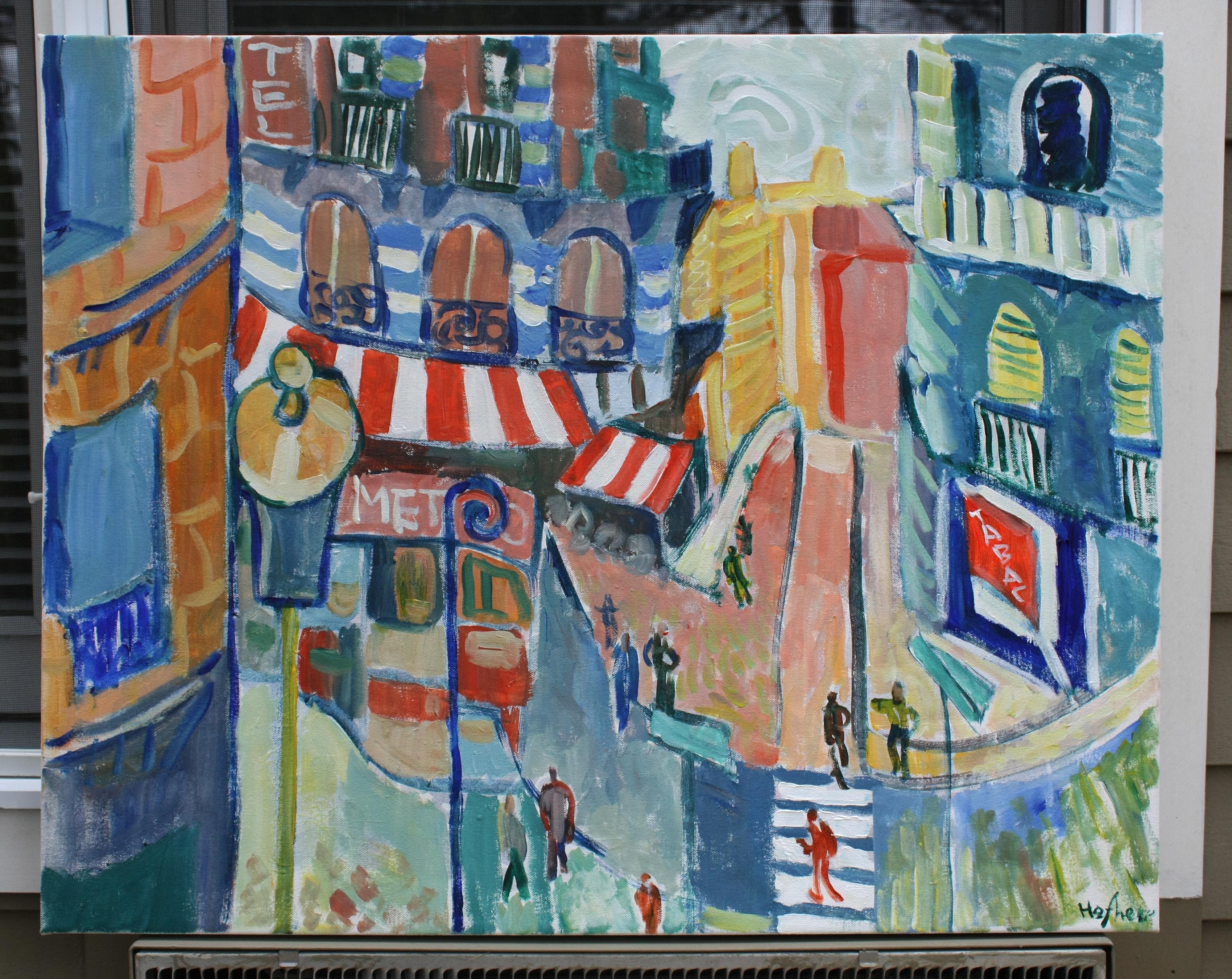 Ways of the City, Originalgemälde (Expressionismus), Painting, von Robert Hofherr