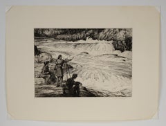 „Conquering The Wilderness“ – Lewis and Clark Expedition Original-Radierung