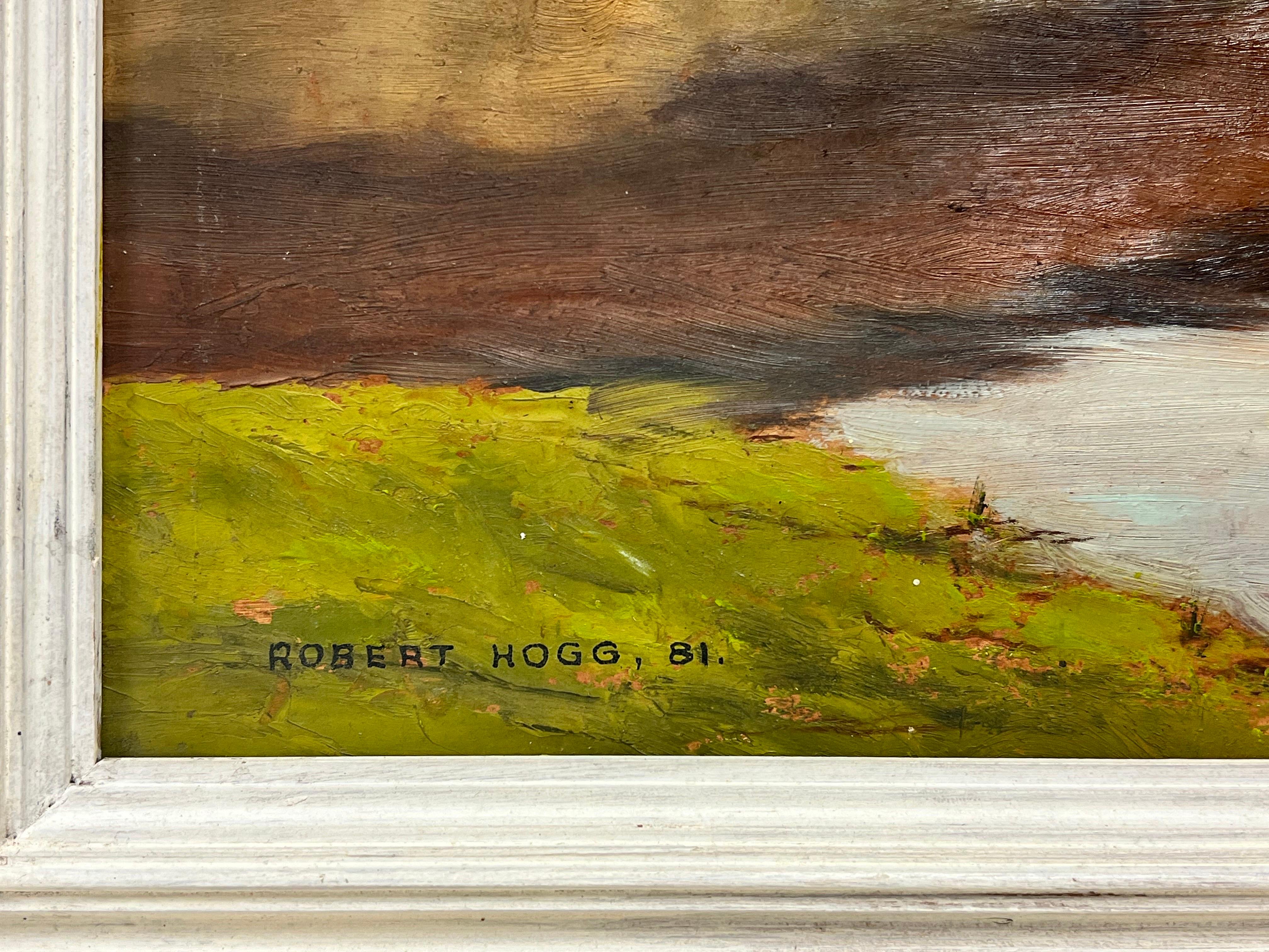 Artist/ School: Robert Hogg 1981, signed and inscribed verso

Title: 'Storm Clouds Over Fleetwith PiKe Buttermere'

Medium: oil on board, framed 

Framed: 21 x 30 inches
Board: 18 x 27 inches

Provenance: private collection, England

Condition: The