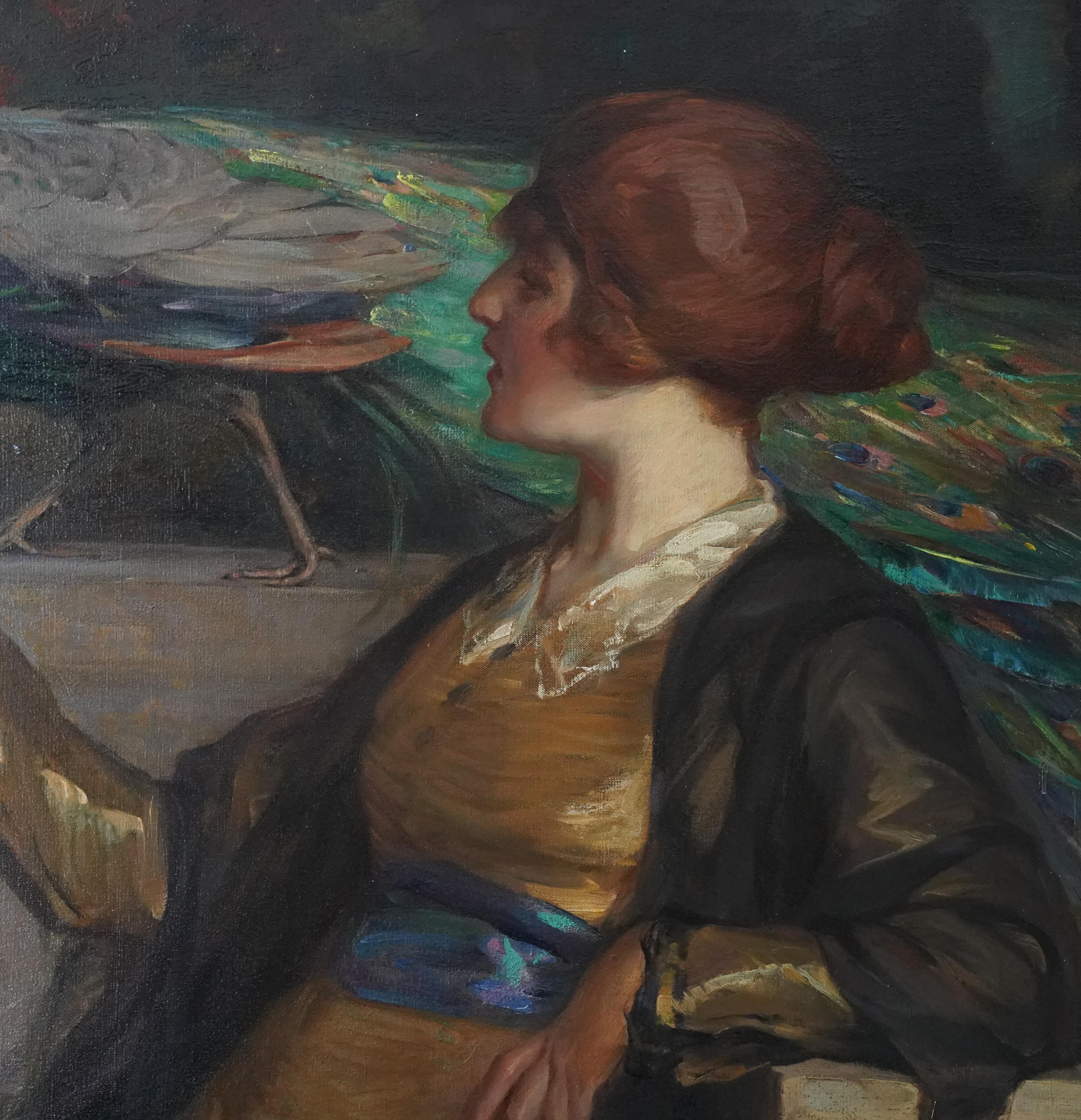 Este suntuoso óleo escocés es obra del célebre artista Robert Hope. Recientemente formó parte de la Colección del Instituto de Arte de Paisley, anteriormente en posesión del Museo y Galerías de Arte de Paisley.  Fue expuesta en la Real Academia