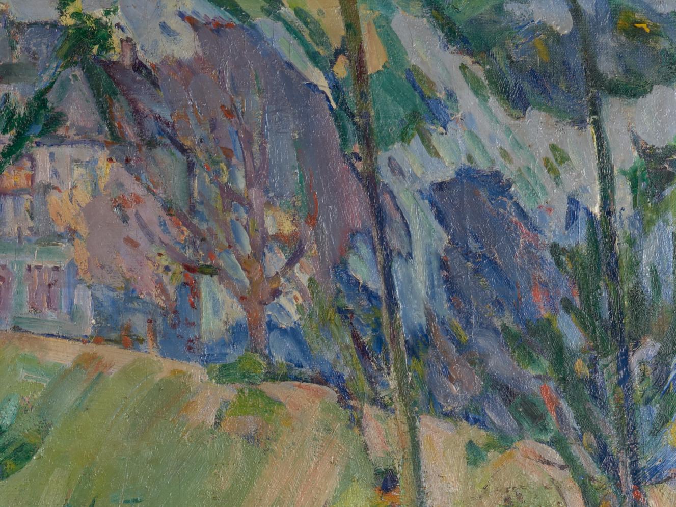Belgian Robert Houpels (Courtrai 1877 - Velle 1943) Fauvistic Landscape, Oil on Canvas