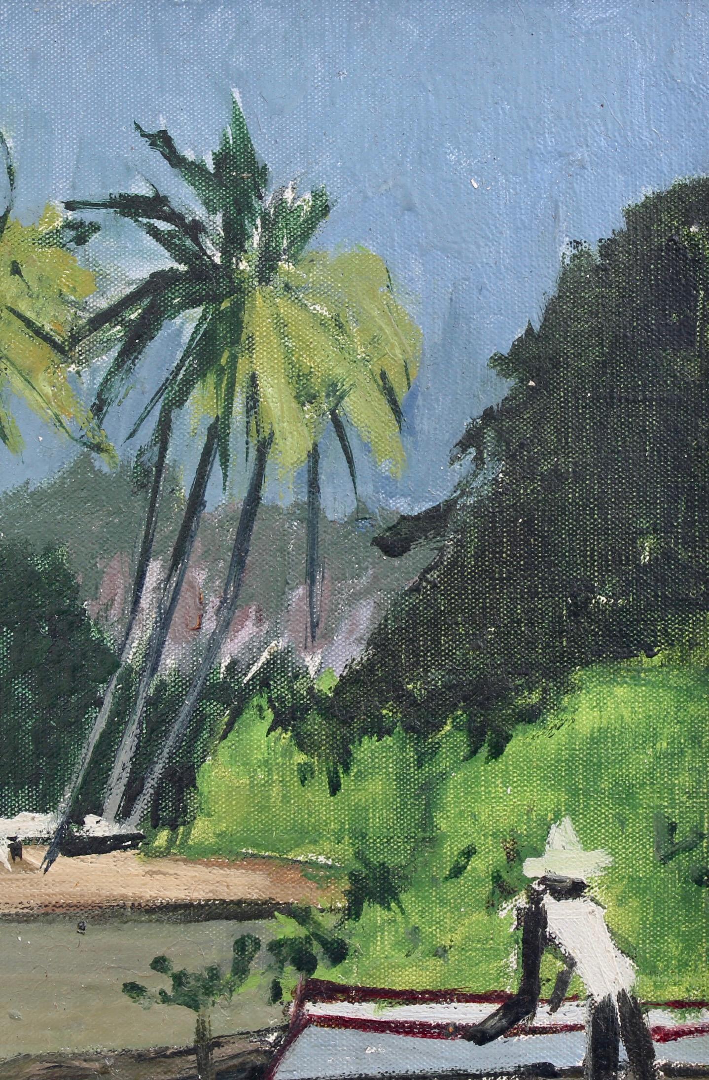 Dusk on Schoelcher Lagoon Martinique For Sale 3