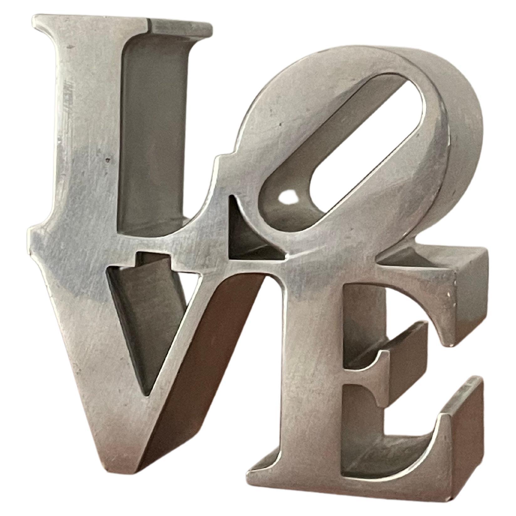 Robert Indiana Love Paperweight or Small Sculpture