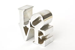 Robert Indiana Love Paperweight Sculpture Desk Accessory