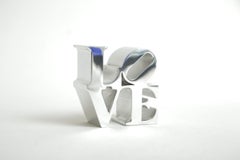 Robert Indiana Love Paperweight Sculpture Vintage Desk Accessory