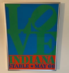 Robert Indiana LOVE Serigraphie Gerahmtes Poster, 1971
