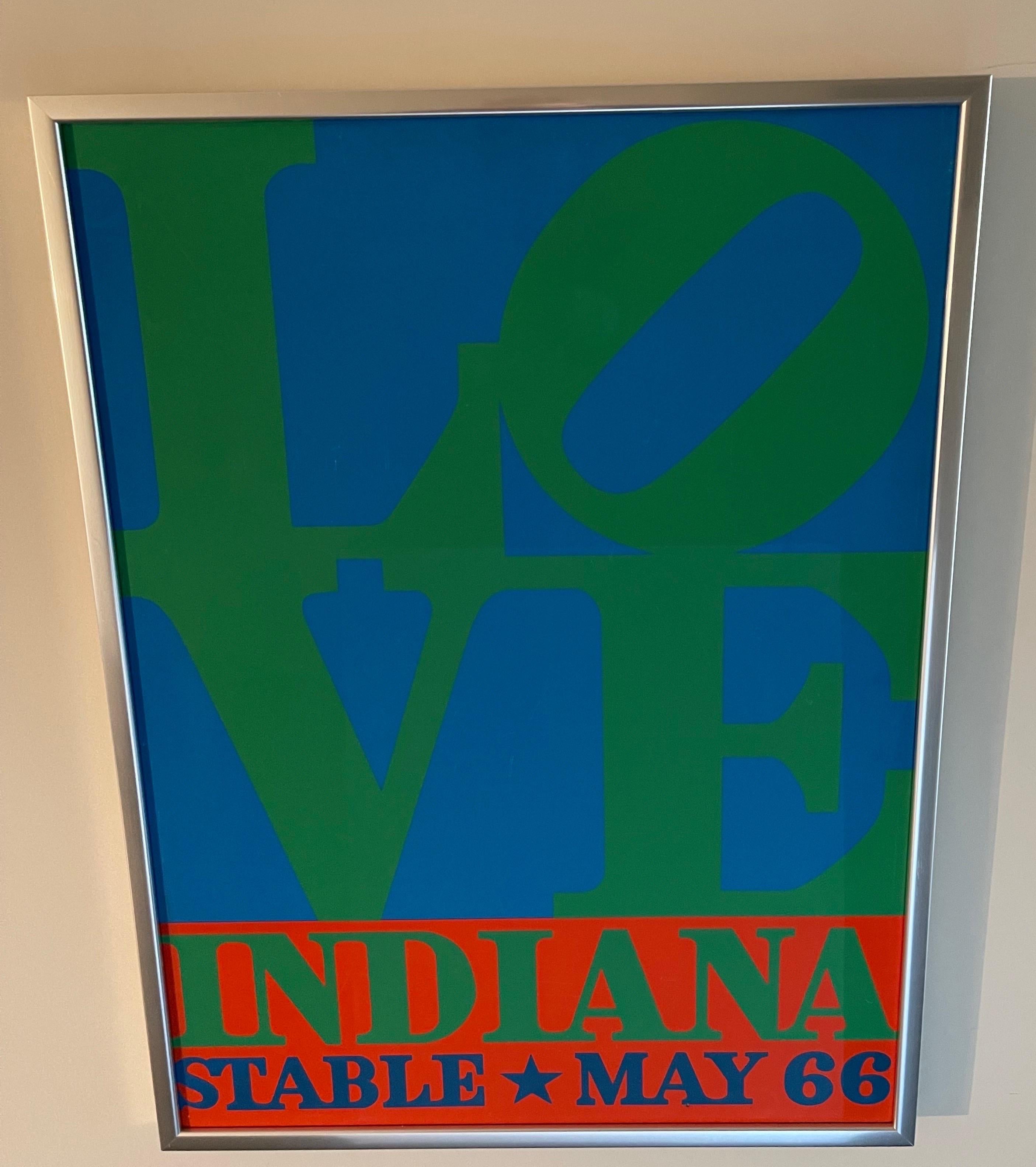 Moderne Affiche sérigraphiée LOVE de Robert Indiana, 1971 en vente