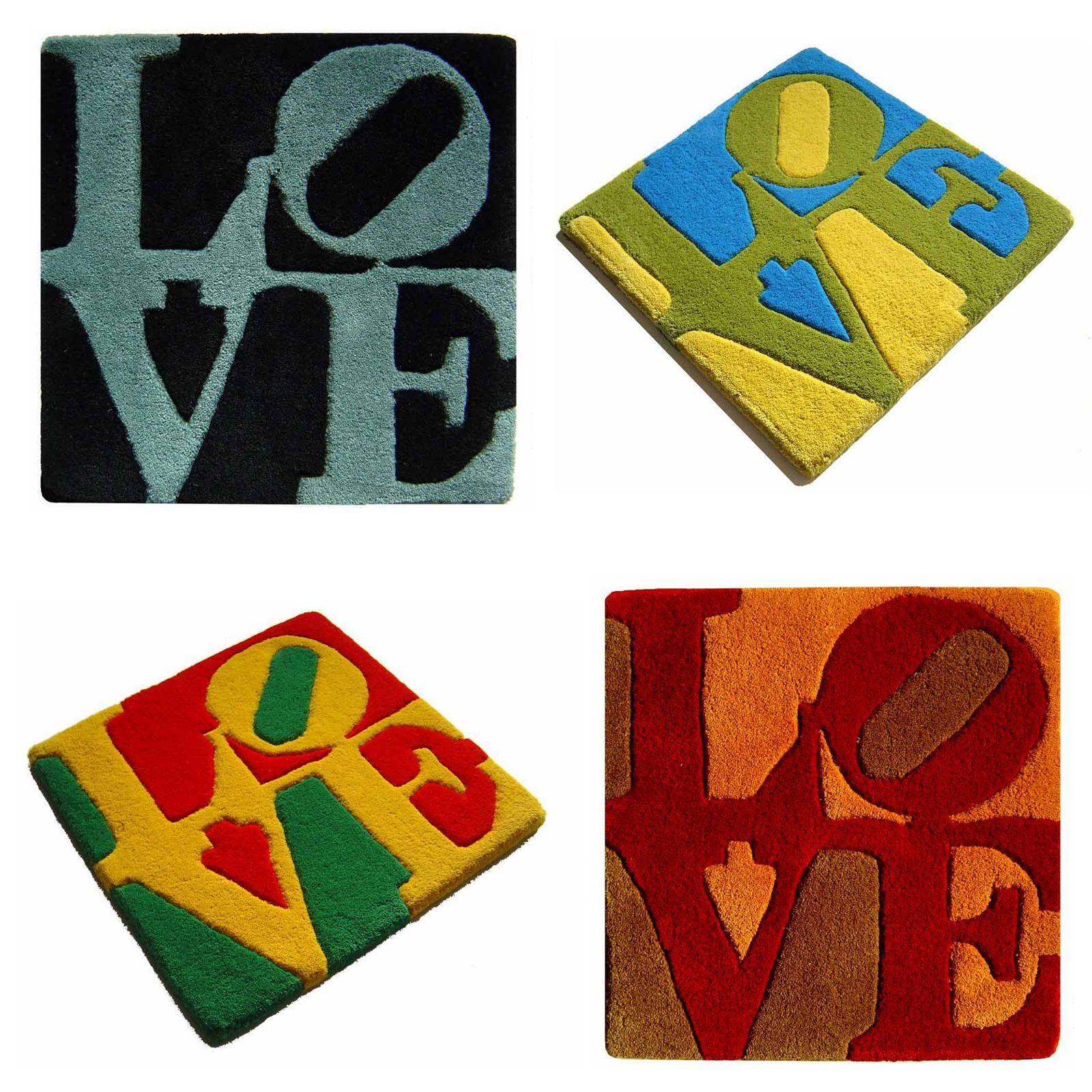 ALL SEASONS LOVE - 4 PIECES - Print by Robert Indiana
