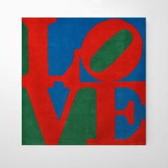 Vintage Classic Love Tapestry, Robert Indiana -Limited Edition, Art, Design, Interior