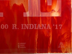 Robert Hope, Multiplo in vetro Pop Art di Robert Indiana