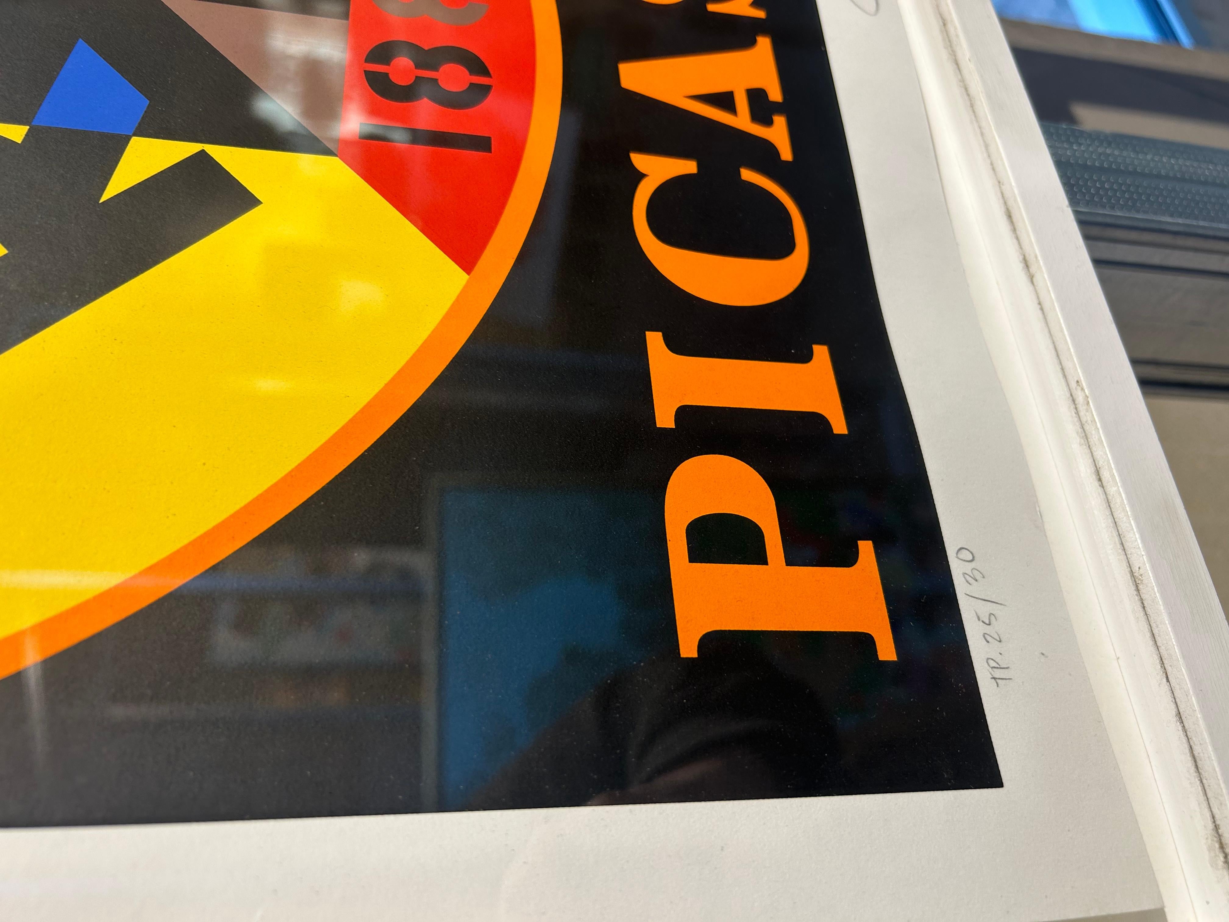 Modern Robert Indiana - Picasso From The American Dream Portfolio For Sale