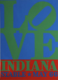 Sérigraphie LOVE-Stable de Robert Indiana, 1971