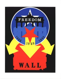 1997 After Robert Indiana 'The Wall' Serigraph