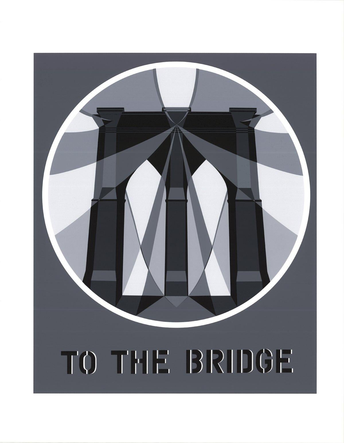 1997 After Robert Indiana 'To the Bridge (Brooklyn Bridge)' Pop Art Serigraph