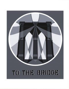 1997 Nach Robert Indiana „Brooklyn Bridge“ Serigrafie