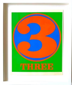 3 (trois), édition limitée du portfolio Numbers (Sheehan 46-55) - FRAMED