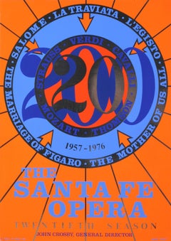 After Robert Indiana-The Santa Fe Opera-FIRST EDITION, Vintage Poster