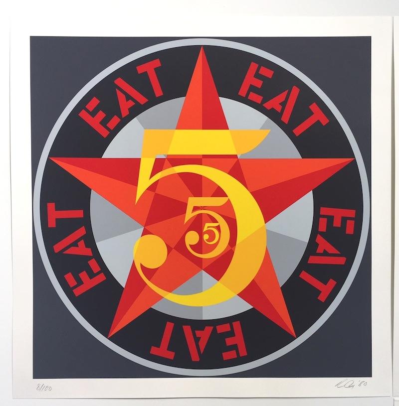 American Dream #5 - Pop Art Print by Robert Indiana