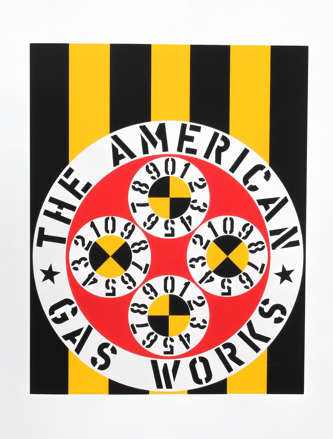 American Gas Works from The American Dream Portfolio - Print by Robert Indiana