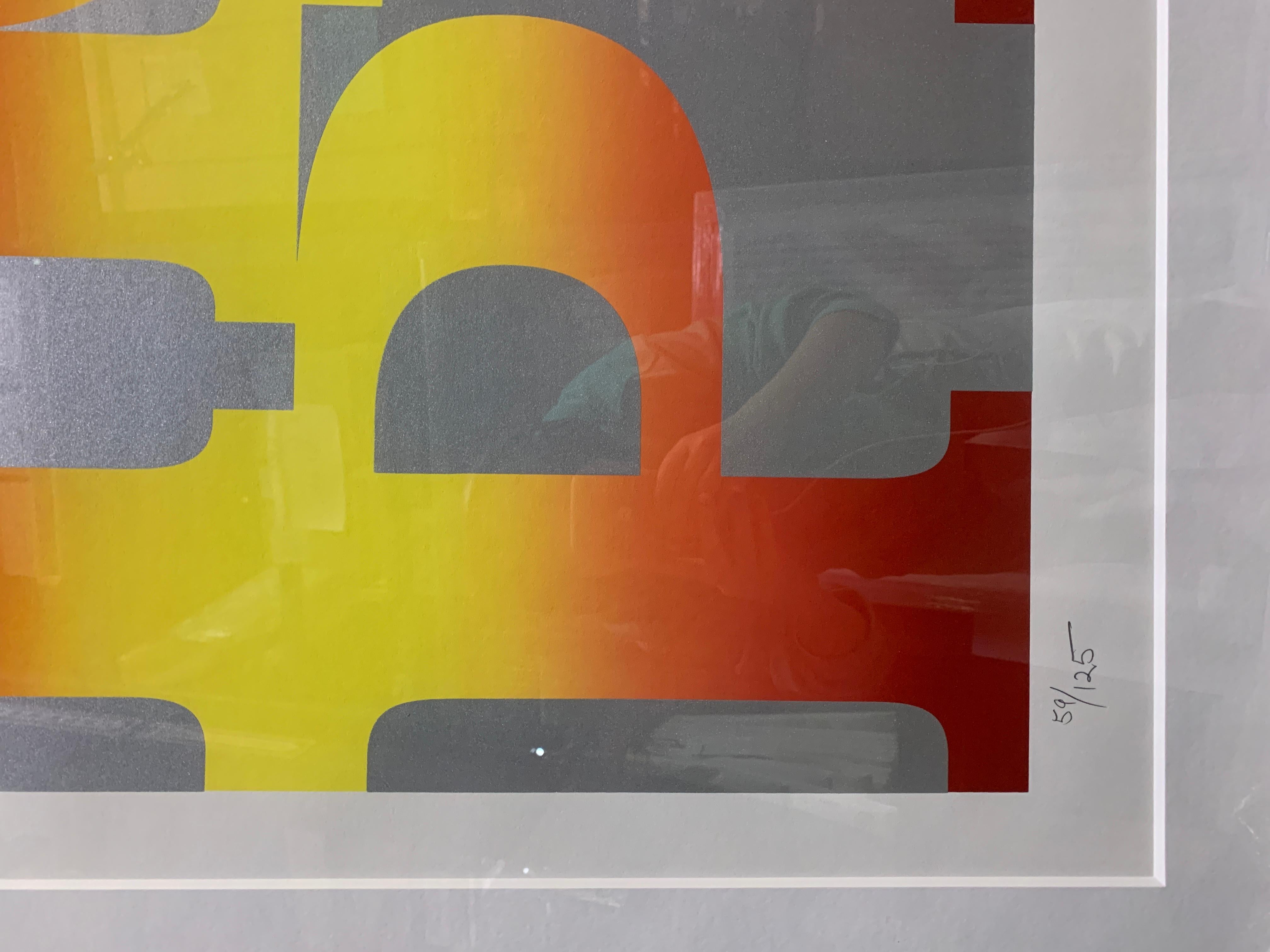 Autumn (Four Seasons of Hope Silver) - Print by Robert Indiana
