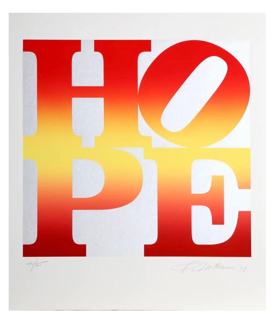 Herbst, aus den vier Jahreszeiten der Hoffnung  – Print von Robert Indiana
