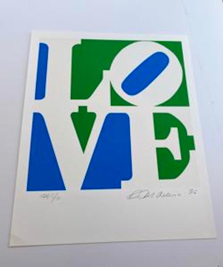 Book of Love 8 - Pop Art Print by Robert Indiana